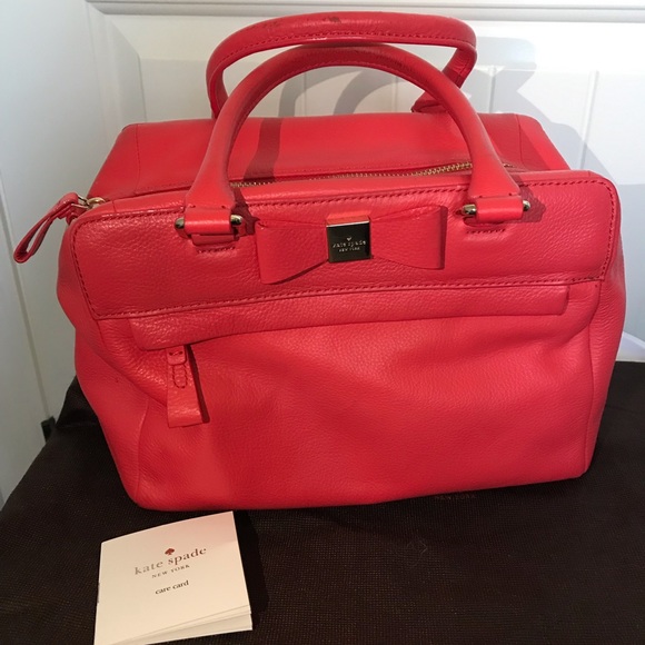 kate spade Handbags - Kate Spade Leather Bow Handbag🎀